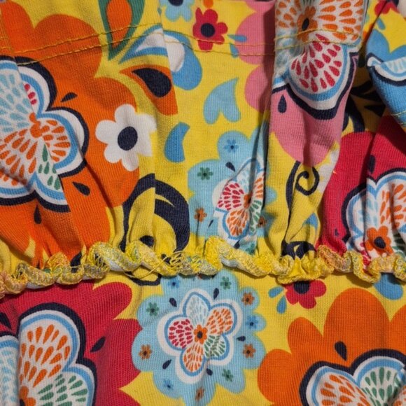 Hanna Andersson girls size 100 or 4 floral twirly skirt with modesty shorts guc - Picture 5 of 7